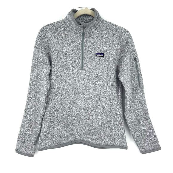 Patagonia Tops - Patagonia Better Sweater Small 1/4 Zip Gray Pullover Small